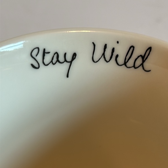 Karma Stay Wild Black and Ivory 16 Oz. Mushroom Mug - Picture 6 of 8